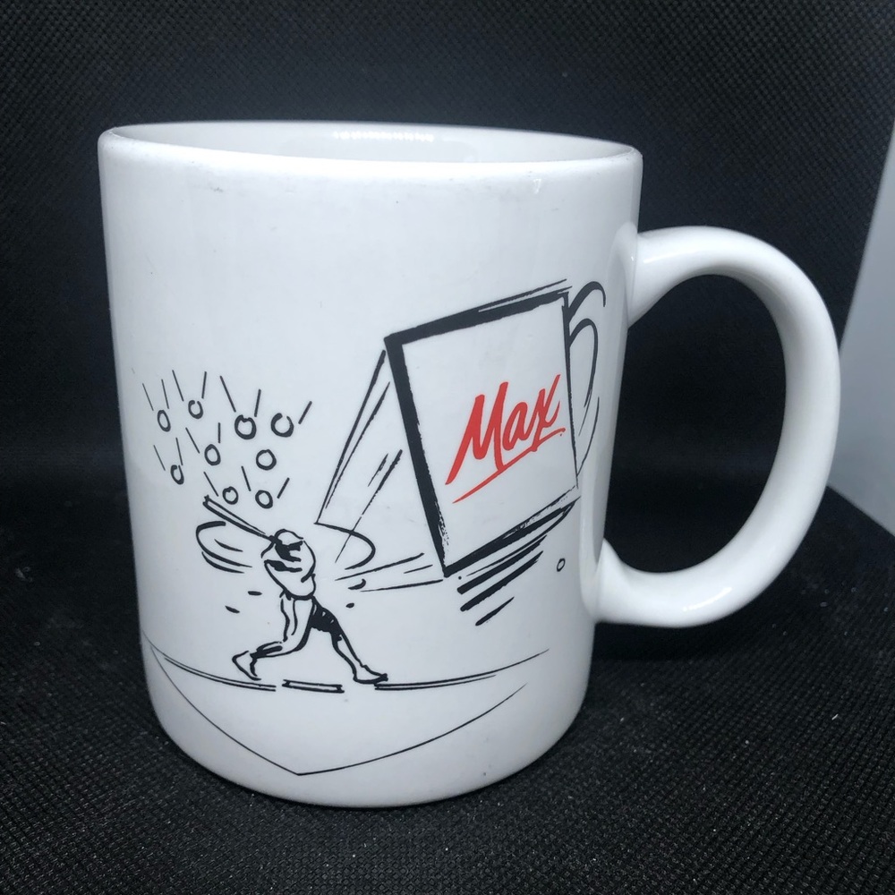 Maxwell House baseball themed mug